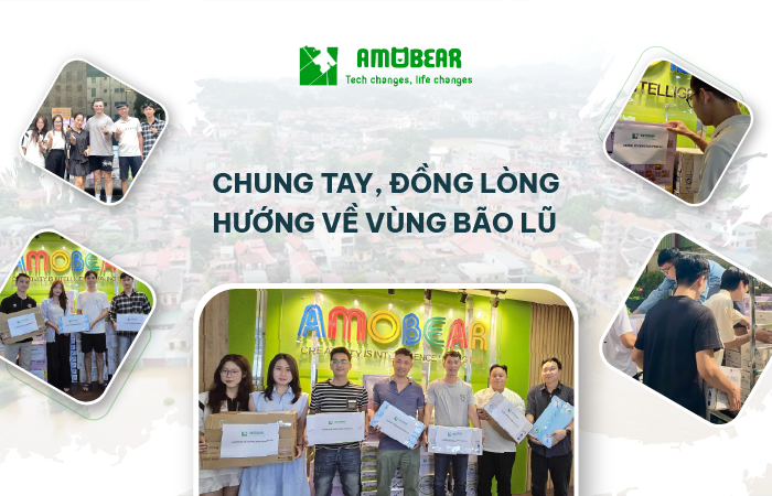 Amobear – Hướng về đồng bào vùng lũ