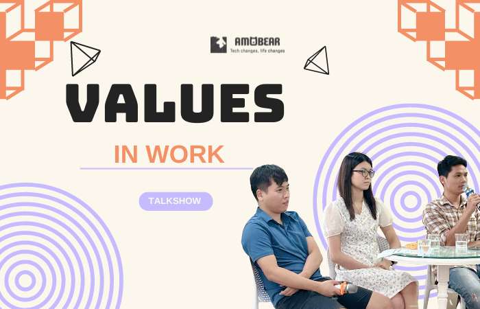 Amobear Talkshow: Values in Work